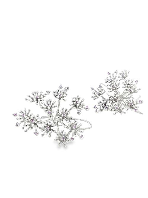 Dandelion ametista earrings GOCCIAZZURRA JEWELS | ORDANDELIONRODIOFUCSIA